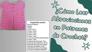 Descifra las Abreviaciones de Crochet Aprende a Leer Patrones Fácilmente [upl. by Karia660]