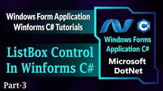 03  ListBox Control In Winforms C  ListBox In Windows Forms Application Csharp HindiUrdu [upl. by Jarvis298]