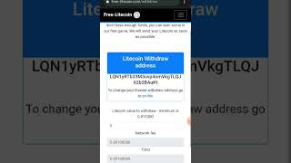 freelitecoincom payment proof 2  Earn litcoin for free  0020000 litoshi withdrawal proof [upl. by Anier]