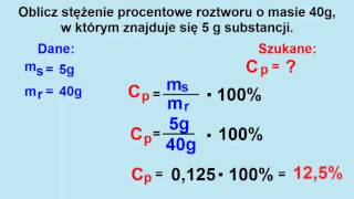 Stężenie procentowe [upl. by Fried759]