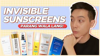 CLEAR FINISH SUNSCREENS ☀️🇵🇭 ZERO White Cast  Easy to Blend for ALL BUDGET LEVELS  Jan Angelo [upl. by Limber]