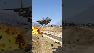 Ukraine amazing dropped missile jets in Russian military weapon line GTA 5 Short North [upl. by Mchail]