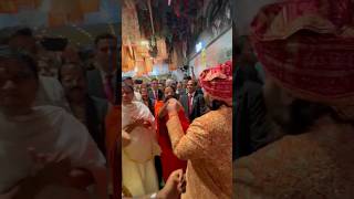 Anant Ambani makes Baba Ramdev DANCE at his Baraat shorts anantambani babaramdev [upl. by Brosine]