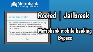 Metrobank Mobile Banking Device security alert Easy Fix [upl. by Halihs]