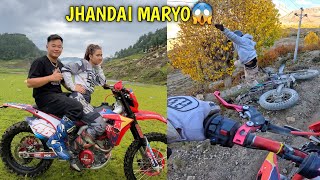 JHANDAI MARYO😱 MUSTANG MA OFFROADING GARDA  MUKTINATH MANDIR  MUSTANG 2024 [upl. by Hoxie915]