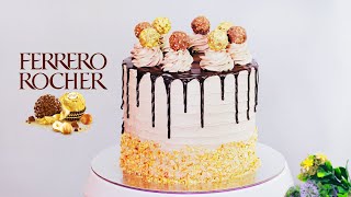 How to make FERRERO ROCHER Cake [upl. by Behm]