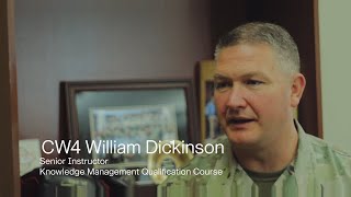 What makes a successful Knowledge Management Program with CW4 William Dickinson [upl. by Letniuq425]