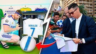 CRISTIANO RONALDO ME HA FIRMADO SU CAMISETA [upl. by Rocker314]