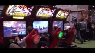 Sega Showdown Twin  SEGA Amusements  IAAPA 2014 [upl. by Bentley]