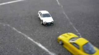 RC Drifting 遙控車 飄移 甩尾  TOYOTA AE86 TRUENO amp MAZDA RX7 FD [upl. by Ekaj718]