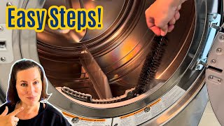 How To Clean Dryer Vents From Inside And Outside  The Easy Way  Step By Step [upl. by Ivens]