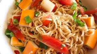 How to make Thai Noodles Salad with Crab Sticks [upl. by Gnud]