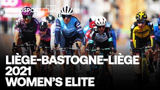 Liège–Bastogne–Liège 2021  Elite Women’s  Highlights  Cycling  Eurosport [upl. by Idmann]