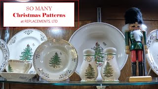 REPLACEMENTS LTD  Christmas China Spode Vietri Juliska Dinnerware Place settings [upl. by Belden]