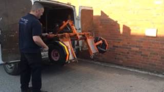 Loading intertrade crt recovery towing dolly into transit v [upl. by Demaria843]