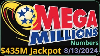 Mega Millions Winning Numbers 13 August 2024 Today Mega Millions Drawing Result Tuesday 8132024 [upl. by Fidele]