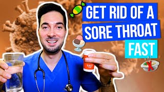 How to get rid of a sore throat fast home remedies cure [upl. by Delp]