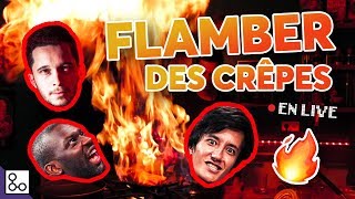 Flambage de crêpes chez YouCook  Remontage Live [upl. by Adnih]