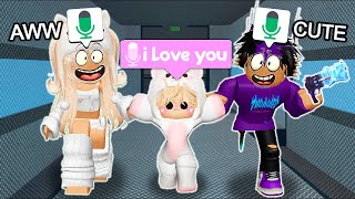 Pretending to be the Cutest 5 YEAR OLD In Roblox MM2 VOICE CHAT 3 [upl. by Hersch]