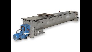 Used 16quot dia X 116quot Industrial Screw Auger Conveyor [upl. by Disraeli968]