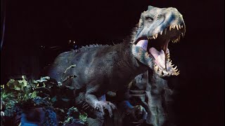 Jurassic World  The Ride  Night  Universal Studios Hollywood dinosaur jurassicworld [upl. by Amej]