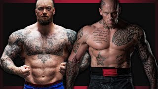 Pelea de GIGANTES REALES Hafthor Thor Bjornsson VS Martyn Ford [upl. by Etteiram]