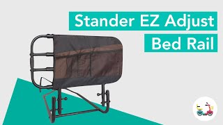 How to use Stander EZ Adjust Bed Rail [upl. by Sirraj]