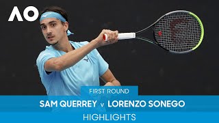 Sam Querrey v Lorenzo Sonego Highlights 1R  Australian Open 2022 [upl. by Airdnas748]