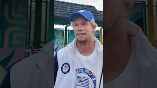 John Florence Exclusive Olympics Interview at Opening Ceremonies [upl. by Nevil605]