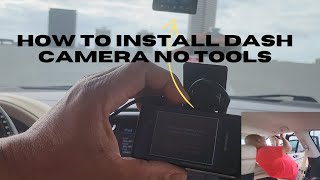 How to Install Front And Rear Dash Camera Hide all Wires No Tools Easy [upl. by Ignazio43]