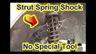 Spring compressors not needed when removing the strut nut [upl. by Audrie661]