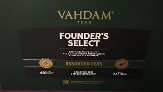 The Tea Drinker Vahdam Tea Founders Select Assorted Teas [upl. by Missie]