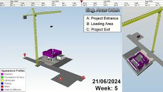 Synchro Pro 4D Animation of Residential Tower [upl. by Rohn]