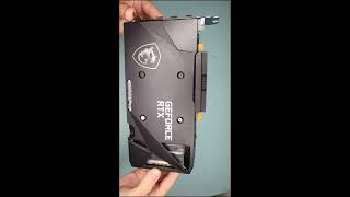 MSI GeForce RTX 3060 VENTUS 2X 12GB GDDR6 Unboxing Shorts [upl. by Akissej]