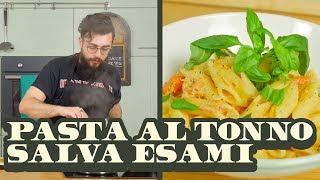 Pasta al Tonno Salva Esami  Sopravvivere con Stile  Mino  Cucina da Uomini [upl. by Annaer91]