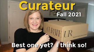 Curateur  Fall 2021  Luxury Subscription Box That is Actually Worth the Money [upl. by Anyr]