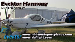 Evektor Aircraft Evektor Harmony light sport aircraft pilot review [upl. by Attaynik]