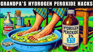 Grandpas 40 Hydrogen Peroxide Hacks that will BLOW YOUR MIND amp MAKE LIFE EASIER [upl. by Aiuqes]