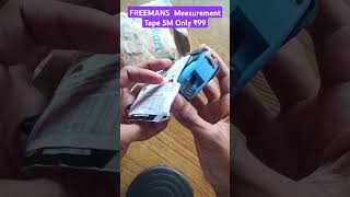 FREEMANS GR519 Measurement Tape 5M ₹99 Unboxing AllInOneUnboxing322 tape inchtape trending [upl. by Aneerb]