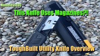 This Knife Uses Magazines  ToughBuilt Utility Knife Overview [upl. by Semreh]