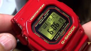 CASIO GSHOCK REVIEW AND UNBOXING GWM5630A4 RISING RED quot30TH ANNIVERSARYquot [upl. by Eentihw247]