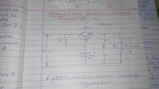 Transistor series amp Shunt voltage regulator PE [upl. by Leesa]