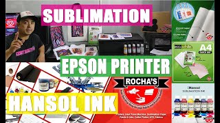 Sublimation Process  Tagalog Version  Epson Printer  Hansol Ink [upl. by Plusch]