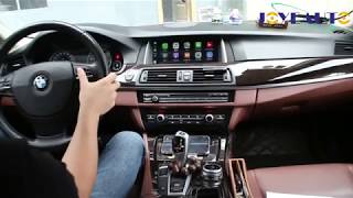 Joyeauto WiFi Wireless Apple CarPlay Wireless Charger on BMW 5 series F10 NBT [upl. by Panter]