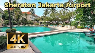 BARU SHERATON JAKARTA AIRPORT  Resort di Jakarta rasa Bali Kamar View Runway Pesawat [upl. by Adlemy751]