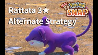 Rattata 3★ Alternate Strategy New Pokémon Snap [upl. by Eiluj]