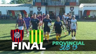 🍿 RESUMEN COMPLETO San Lorenzo villaadela vsSarmiento gualeguaychu  Final de Ida sub13 ER [upl. by Aelak]