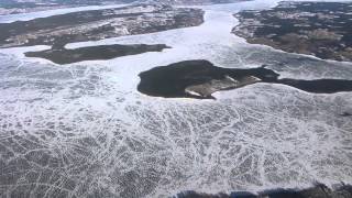 Sweden from above with frozen lakes  ReiseWorld travel channel [upl. by Danyluk]