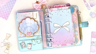 Mermaid Planner Setup ♥ Mint kikkiK Personal Planner [upl. by Ewen423]