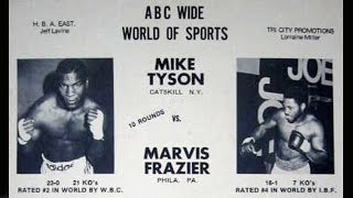 Mike Tyson vs Marvis Frazier [upl. by Dawson]